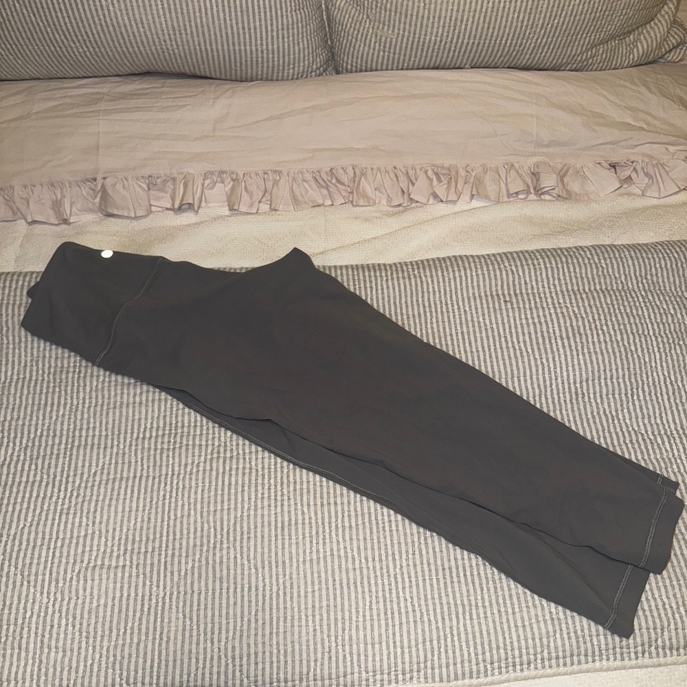 lululemon align wide leg super high rise crop 23 size 0